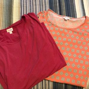 Set of TWO LulaRoe Irmas!